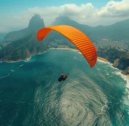 Soaring Above São Conrado: A Hang Gliding Adventure